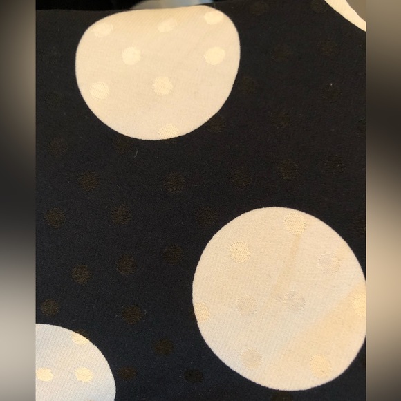 Vintage Adolfo polka dot silk dress - Picture 4 of 4